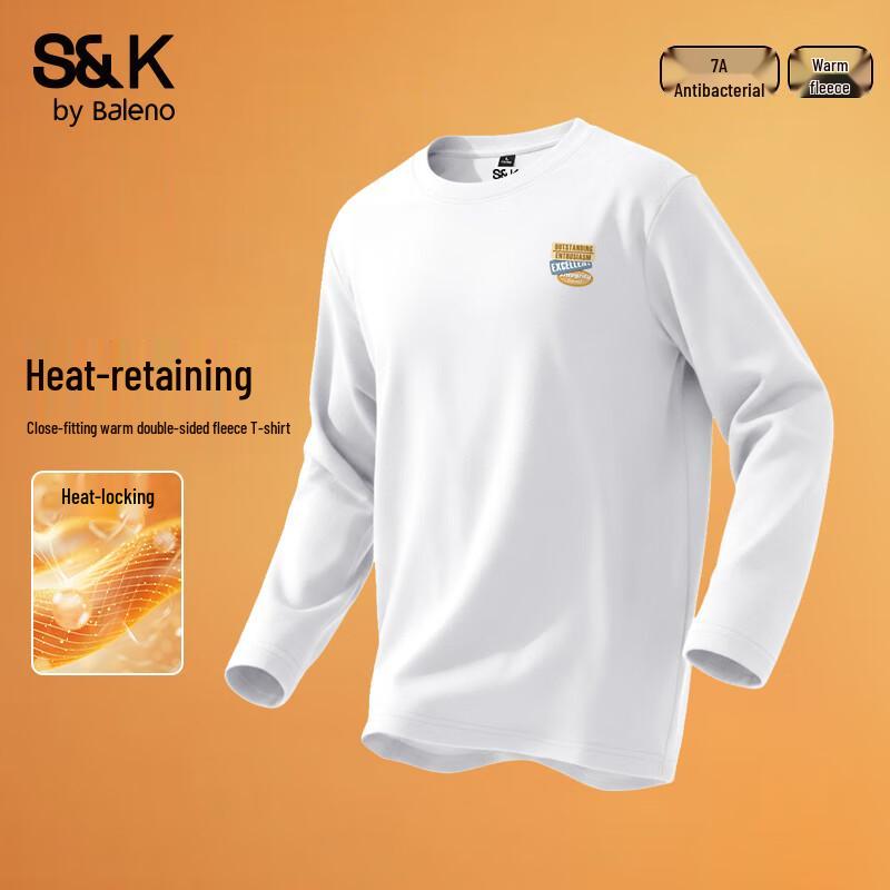 Baleno Men s S&K Fleece Lined Long Sleeve T-Shirt 5XL