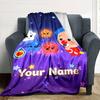 Plim Plim Customize Your Name Blanket Multi-purpose Customizable Blanket Comfortable Throw For Office Home Decor Picnics Bedding for All Occasions