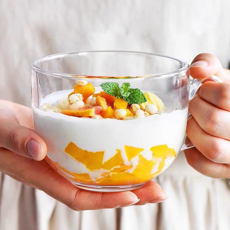 Shangqi Große Glas-Frühstückstasse