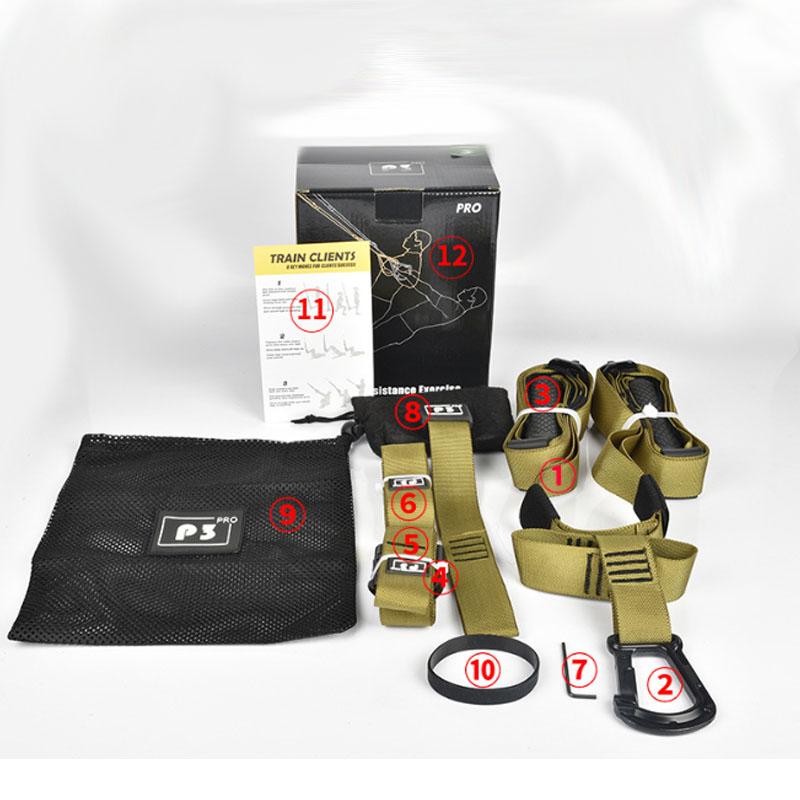 Suspension Training Band Fitness Strength Power Suspension Trainer izable Fit Yoga Belt Wall Mount Professional Trx Tensioner