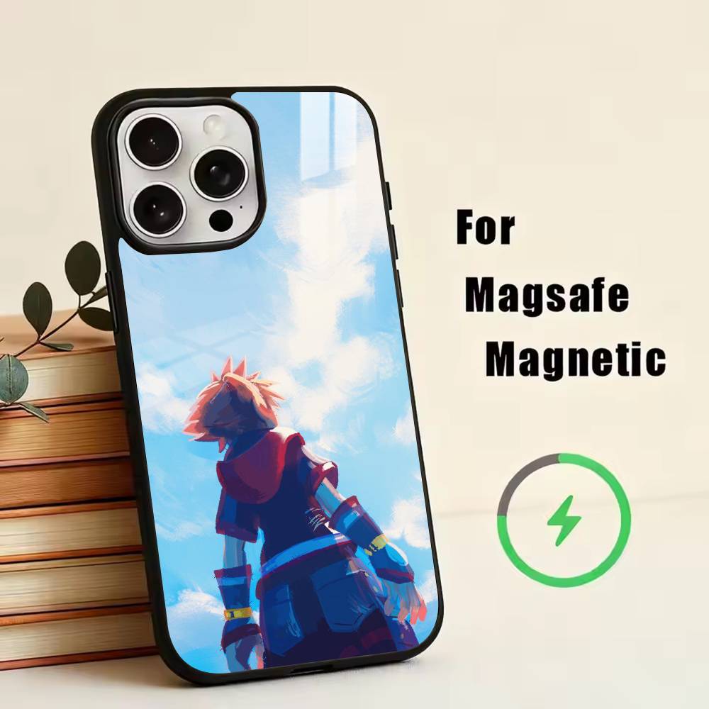 

KH-Kingdoms Hearts G-Game Phone Case For iPhone17,16,15,14,13,12,11 Plus,Pro Magnetic For Magsafe Wireless Charging iPhone11PROMAX