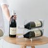 Stapelbarer Wasserflaschenhalter aus Acryl für Küche, Speisekammer, Kühlschrank, Aufbewahrungsbox, Wein-/Wasserflaschen-Organizer für die Heimorganisation