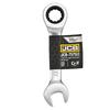 Short 12mm ratchet open-end wrench