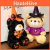 Witch Hat Halloween Teddy Bear Plush Toy Stuffed Doll Bedroom 28cm Decoration