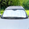 Car Windshield Sun Shade: Aluminum Foil Bubble Heat Insulation & Light Blocking