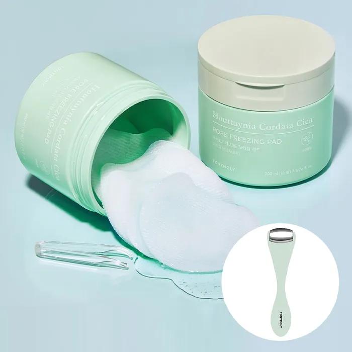 [2pack] Asungchosika Pore Freezing Pad + Roller Cooling Stick Freeze