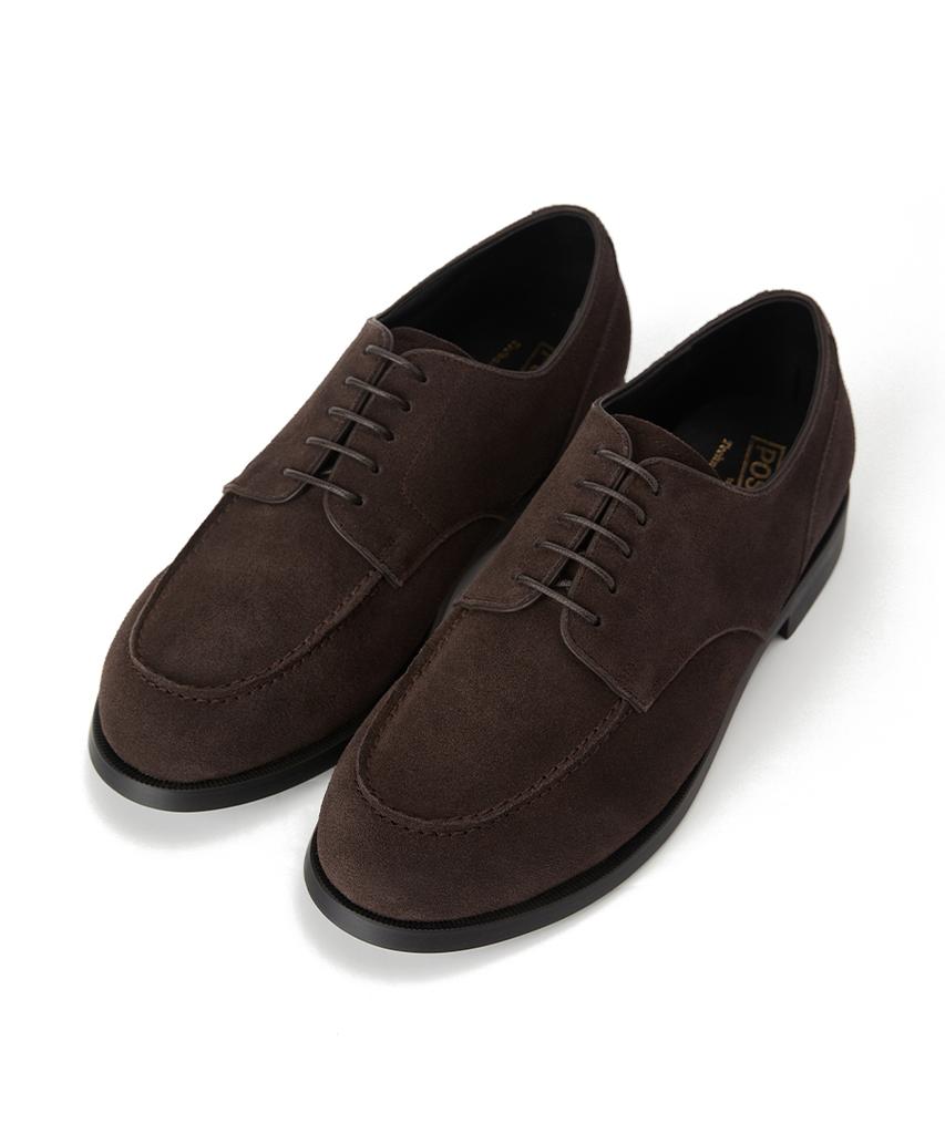 Postman Journalist Suede Dark Brown