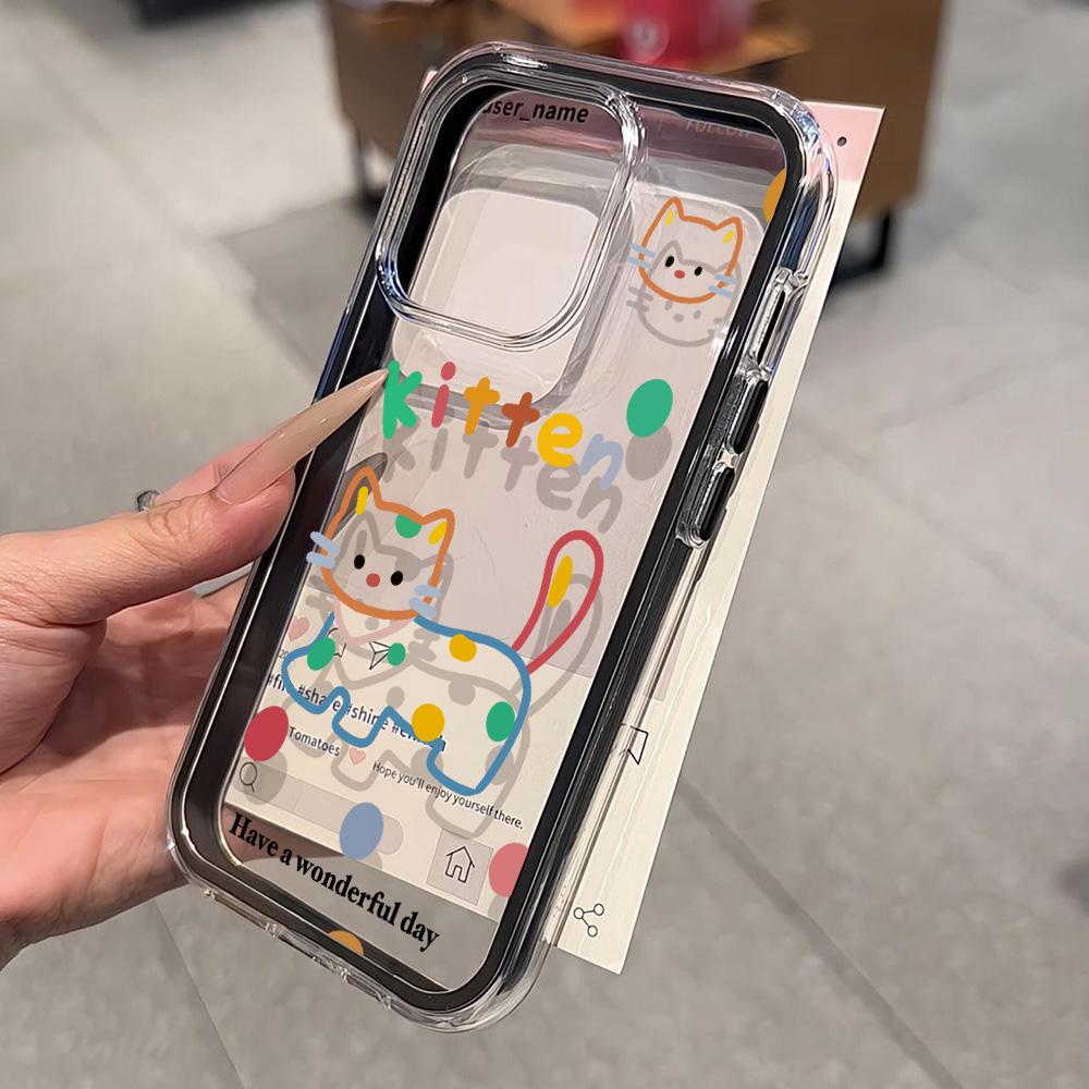 Malovaný kryt na telefon pro iPhone 17 11 12 13 14 15 16 iPhone 17 12 13 14 15 16 Pro 17 12 13 14 15 16 Pro Max  Vysoce kvalitní malovaný zvířecí roztomilý kryt na telefon