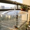 UV Protection Umbrella Bird Feeder Clear Dome Hanging Bird Feeder Baffle  Balcony Garden