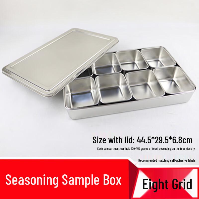 Homeglen Stainless Steel Food Sample Retention Box with Lid