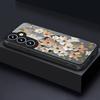 For Samsung S26 Ultra Case Vintage Floral Pattern Case Magnetic For Magsafe Rugged Bumper Cover For Galaxy S25 Edge S24 Plus S23 FE S22