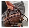 Women's Deerskin Suede Handbag - Vintage Bowling Crossbody Bag 2025 Trend