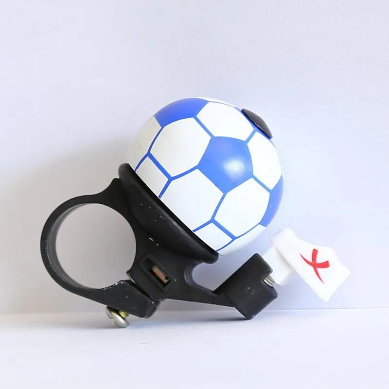 Football Shape Bicycle Bell Aluminum Alloy Bike Accessories Colorful Plastic Bike Bell for Children Mountain Bike Bell