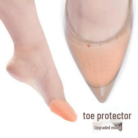 Silicone Toe Sleeve Insole for Women's High Heels and Dance Shoes