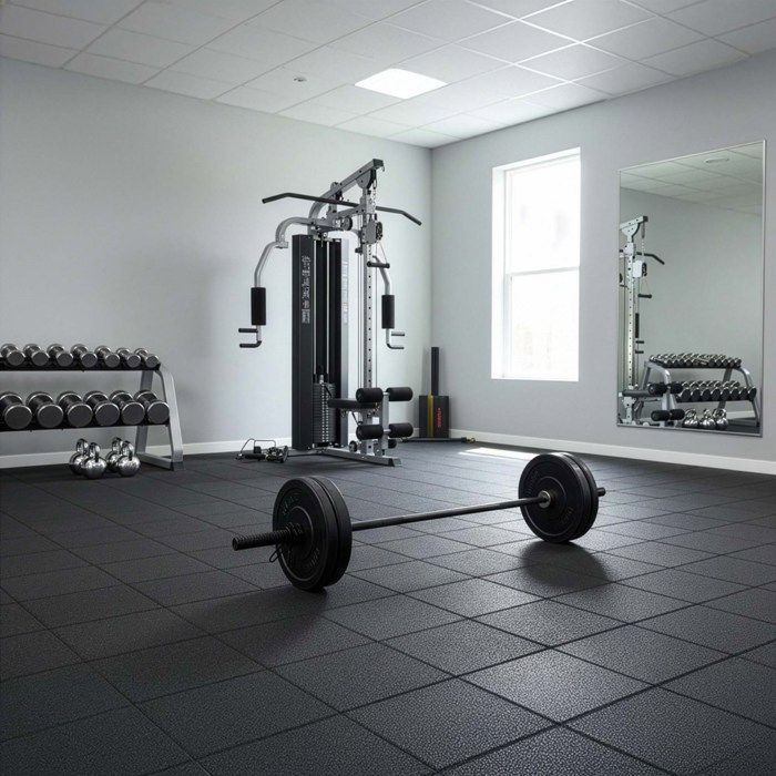 Barre olympique droite - SPRINGOS - 180 cm - Acier de haute qualité - Pinces de 25 mm - Mixte