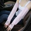 Uv Arm Sleeves Ice Silk Ice Silk Arm Sleeves Cute Bunny Sun Sleeves Breathable Breathable Arm Warmers For Camping Driving