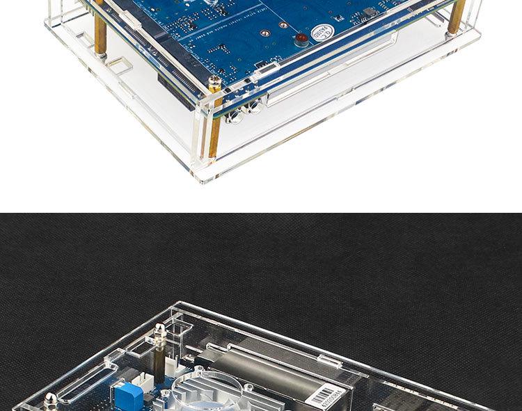 Banana Pi R4 Router Board with Acrylic Case & Adjustable Fan Heatsink