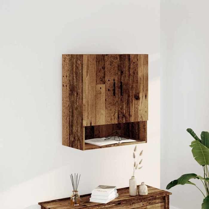 VidaXL Wall Cabinet Old Wood 60x31x70 Cm Engineered Wood, Cabinet, Hanging Cabinet, Side Cabinet, Cabinet of 857296