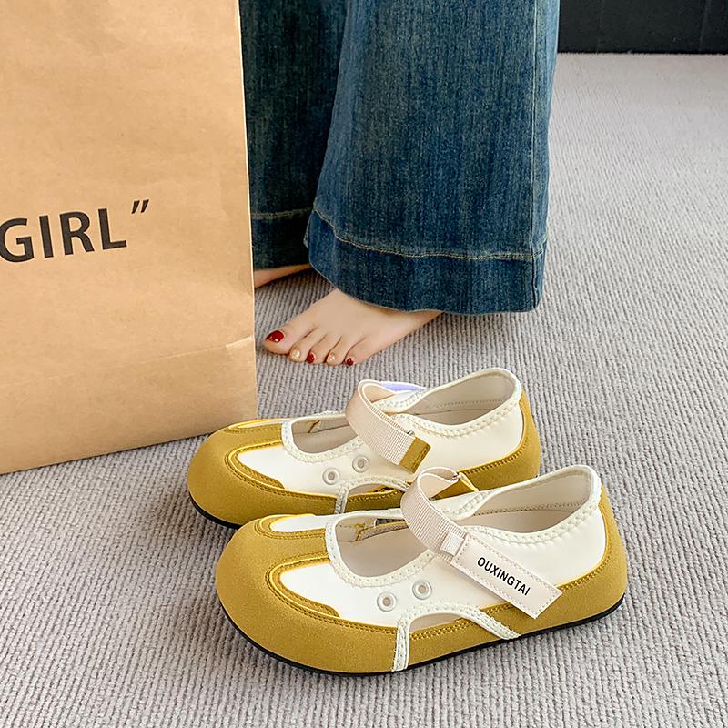 CRLAYDK Summer Women's Ballet Flats Comfort Slip On Work Shoes Casual Walking Moccasins Strap Lady Work Dressy Driving Loafers