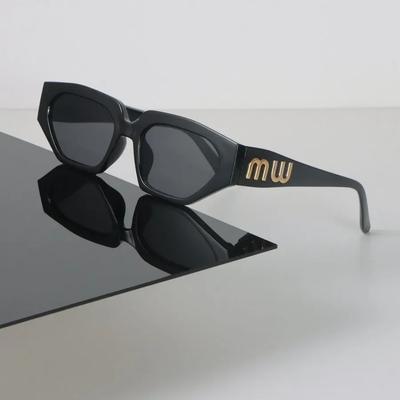 Vintage Rectangle Sunglasses Women Men Casual Fashion Glasses Luxurious Brand Designer Female