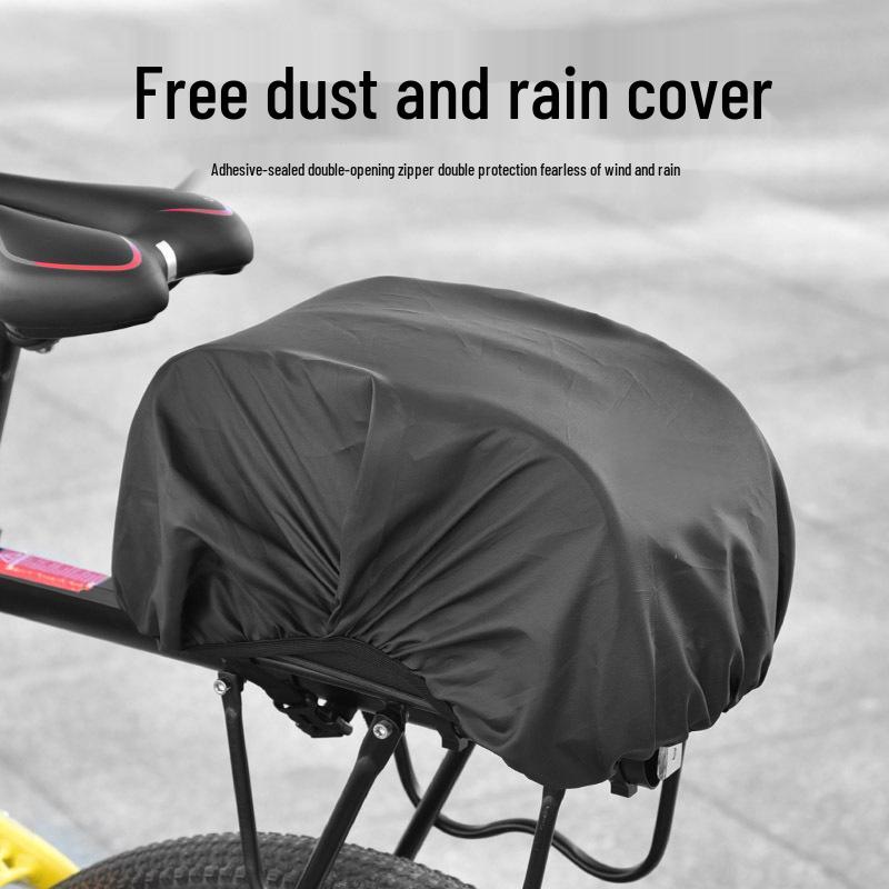 Bicycle & Scooter Rear Seat Pannier: Battery & Storage Tail Bag for Mountain Bikes & Motorcycles