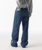 MUSINSA STANDARD WOMAN Women'S Wide Track Denim Pants [Medium Indigo]