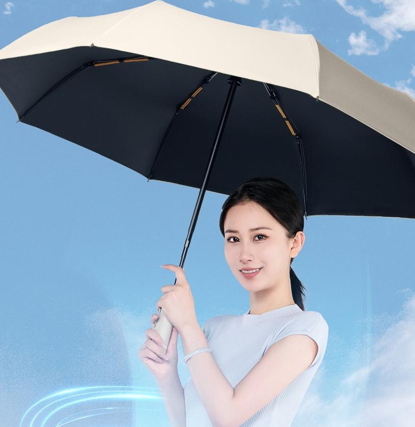 Automatic Umbrella 8 Bone Double Keel Sunshine And Rain Dual-purpose Sun Umbrella Sunshade And Anti UV Automatic Folding