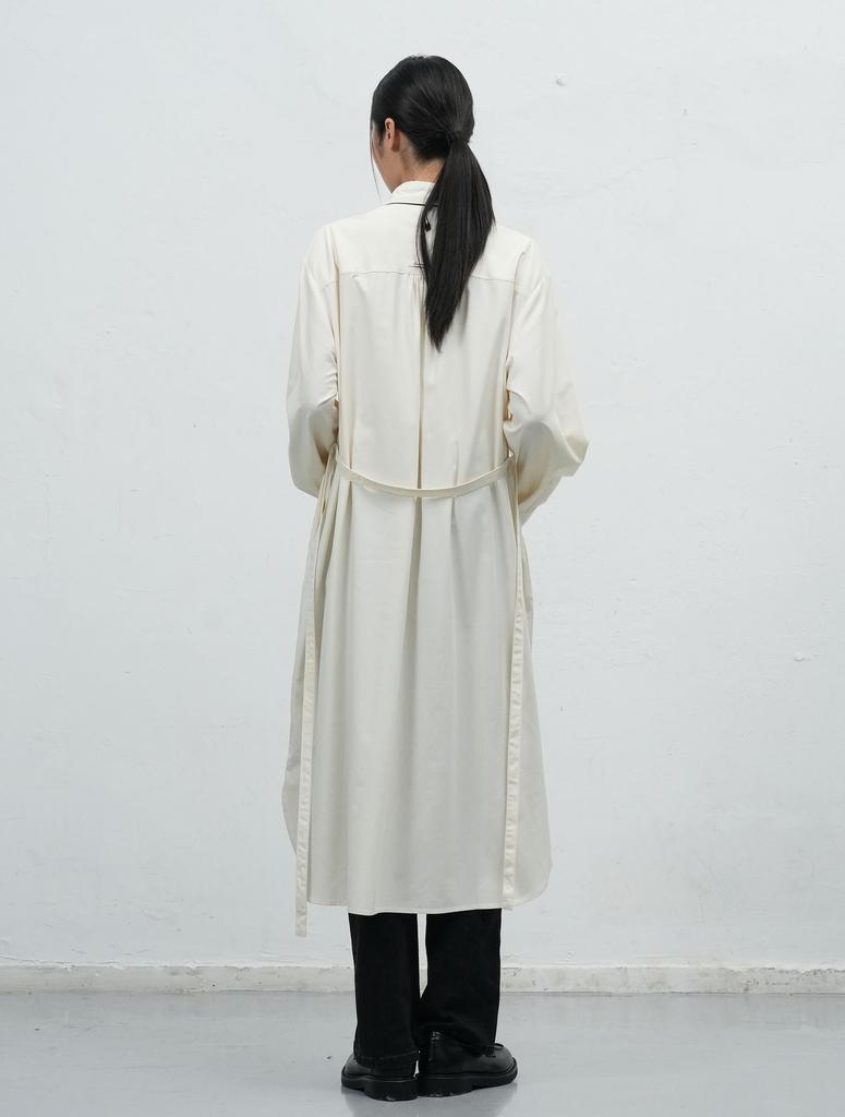 General Idea Belted Shirt Dress [Ivory] / Wbe4L15511
