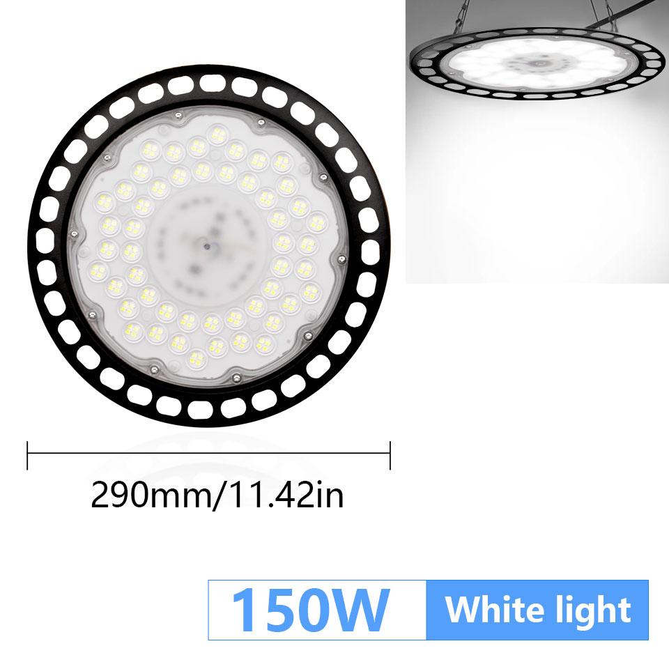 UFO High Bay Light 100W 150W 200W IP66 Waterproof LED Industrial Lighting For Garage Gym Factory Warehouse
