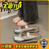 Bow single shoes summer new with skirt soft-soled ballet single shoes women