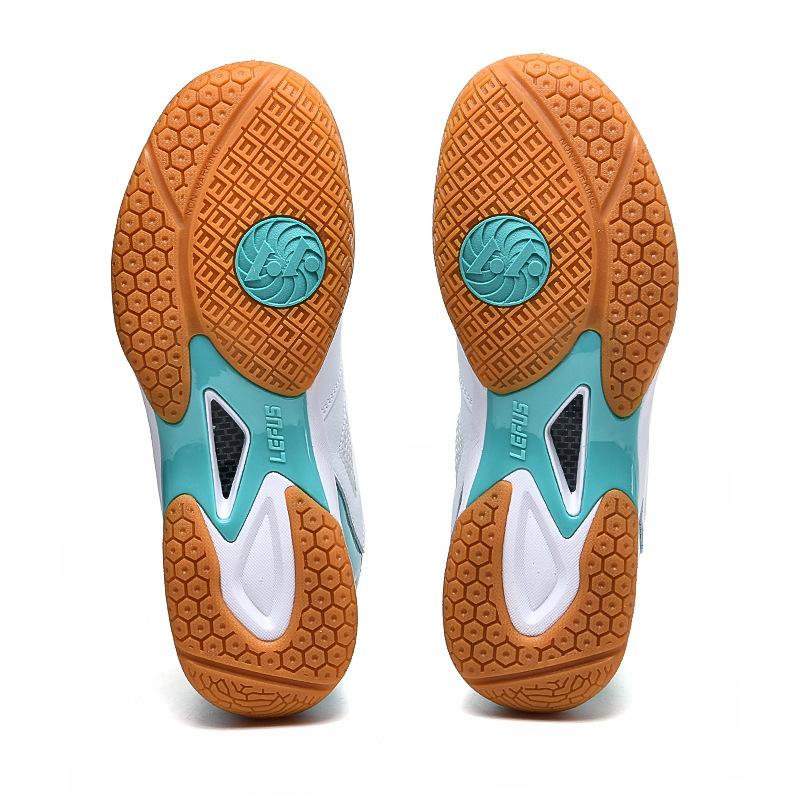 Nové prodyšné tenisové boty tlumící nárazy pro muže a ženy, badmintonové boty s rovnou podrážkou, lehké sportovní boty na stolní tenis a badminton