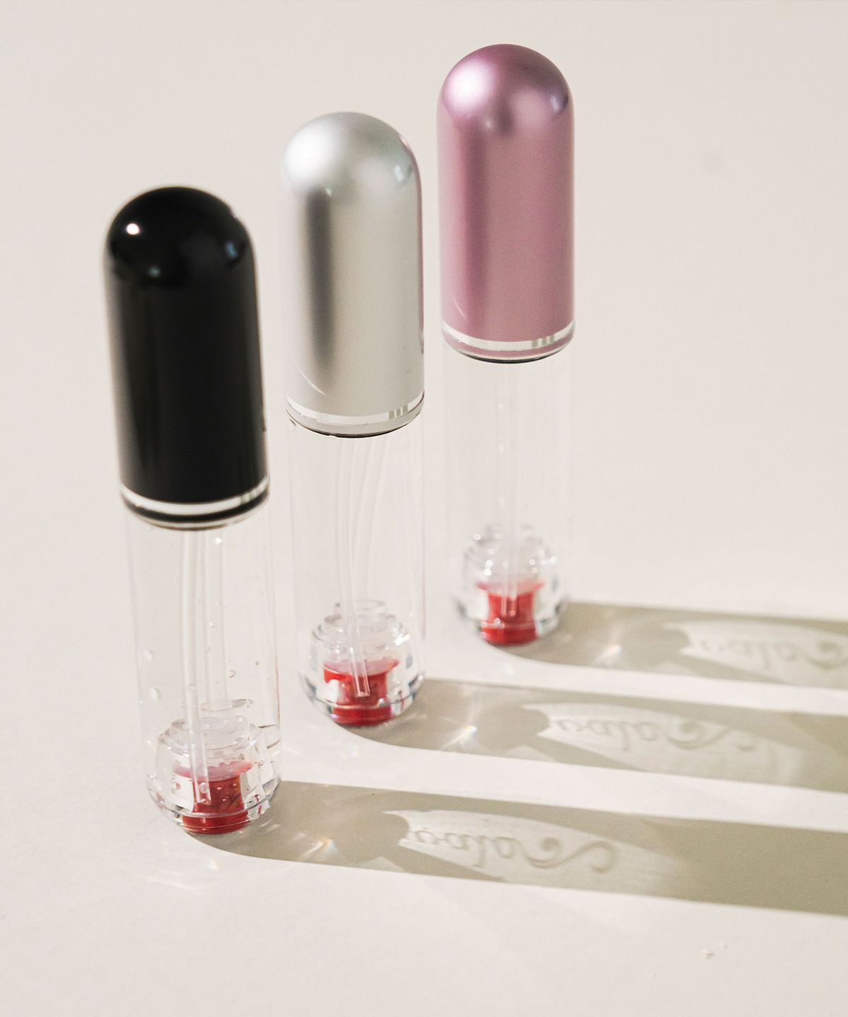 Travalo Perfume Pot Pure Duo Pump-type Refillable Portable Perfume Bottle Black + Pink