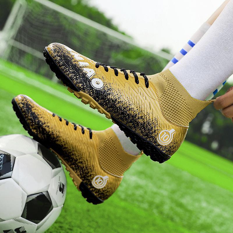 2025 new manufacturers help 2025 high-top football shoes men's broken nails adult training game sports shoes