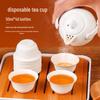 Disposable Sugarcane Pulp Kung Fu Tea Cups