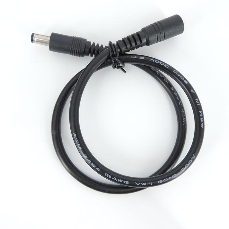 DC Female To Male Plug Extension Connector Cable 0.5/1.5m/2M/3/5m/10m 2.1mmx5.5mm  for 12V Power Adapter Cord CCTV Camera Strip