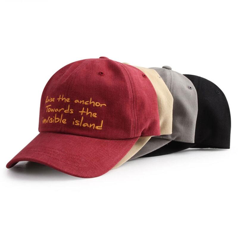 Oversized English point baseball cap black