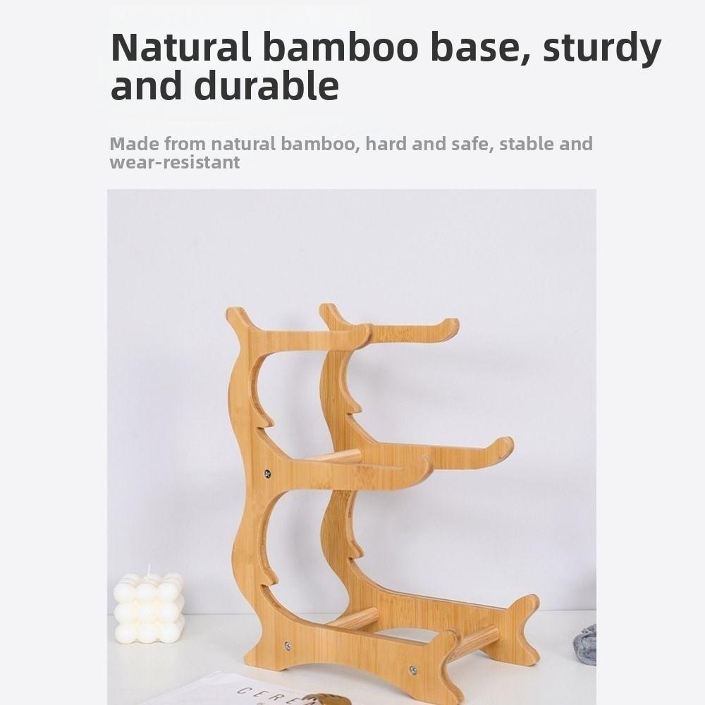 Mit Bambusständer Obstschale Ständer Oval Mehrstöckige Servierplatte Für Obst Gemüse Snacks
