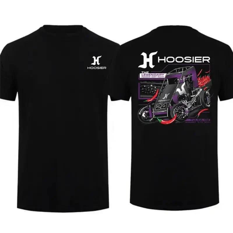 Hoosier Racing Sprint Car T-Shirt Dirt Track Motorsports Fan Tee, Unisex Ultra C XL