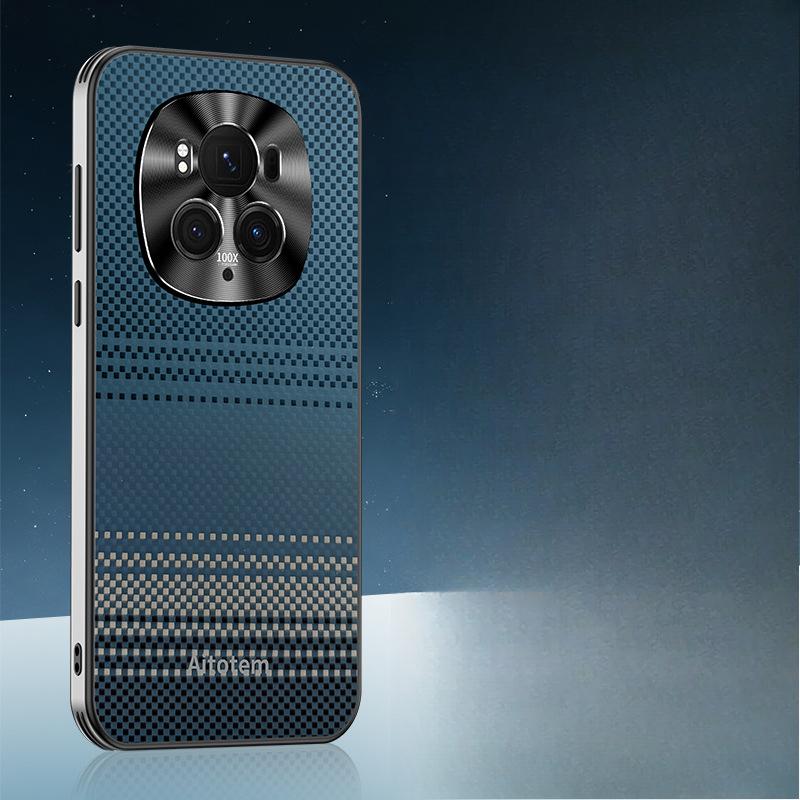 

Подходит для Honor Magic7pro Чехол для мобильного телефона Противоударная подушка безопасности Honor Полностью закрывающий объектив Magic6 Креативный закат Женский Honor Magic 6