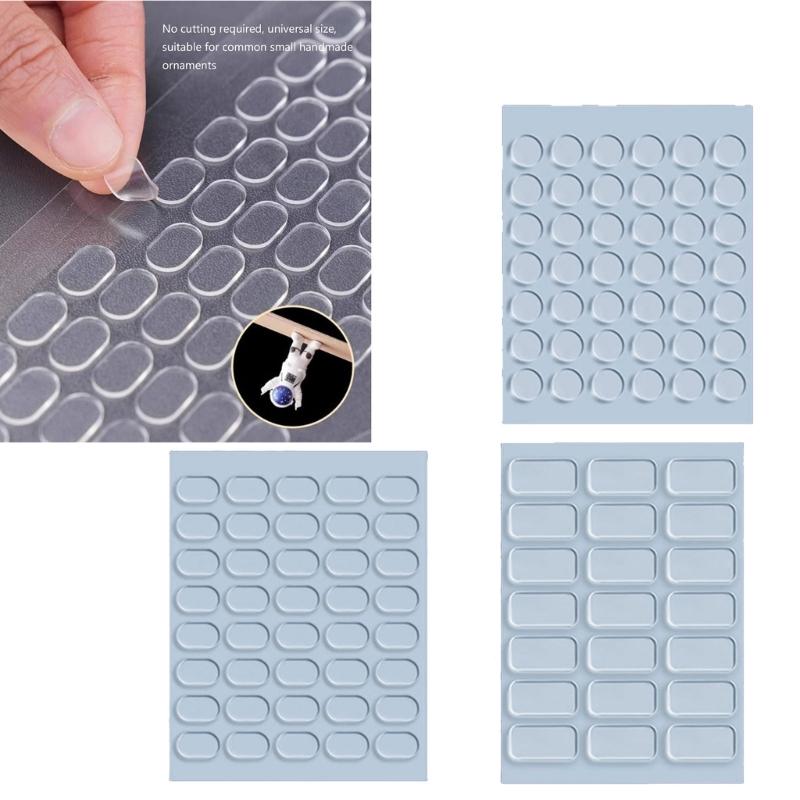 Double Sided Dots Tape Invisible Clear Adhesive Dots Sticker Strong Adhesion for Display Toy Models and Cartoon Figures