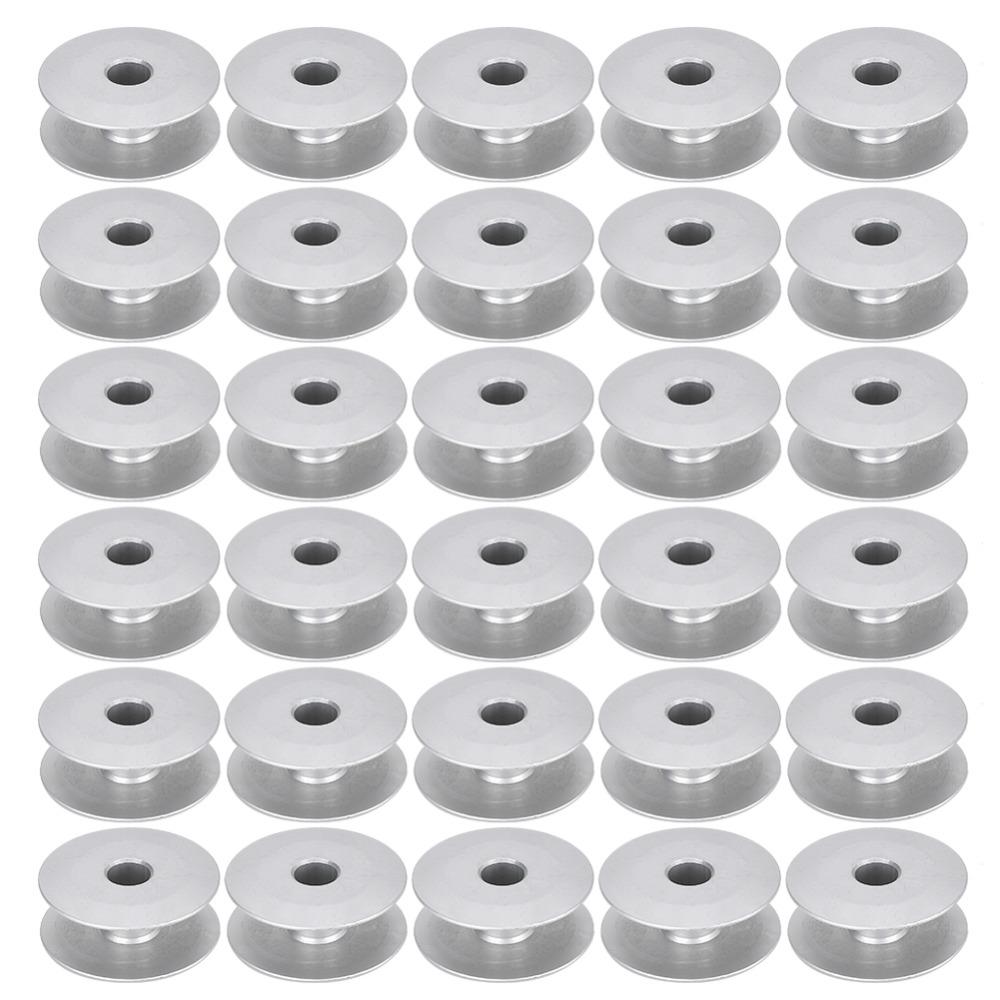 100pcs Aluminum Industrial Sewing Machine Bobbins 6-5 Oblique Aluminum Bobbins  Industrial Sewing