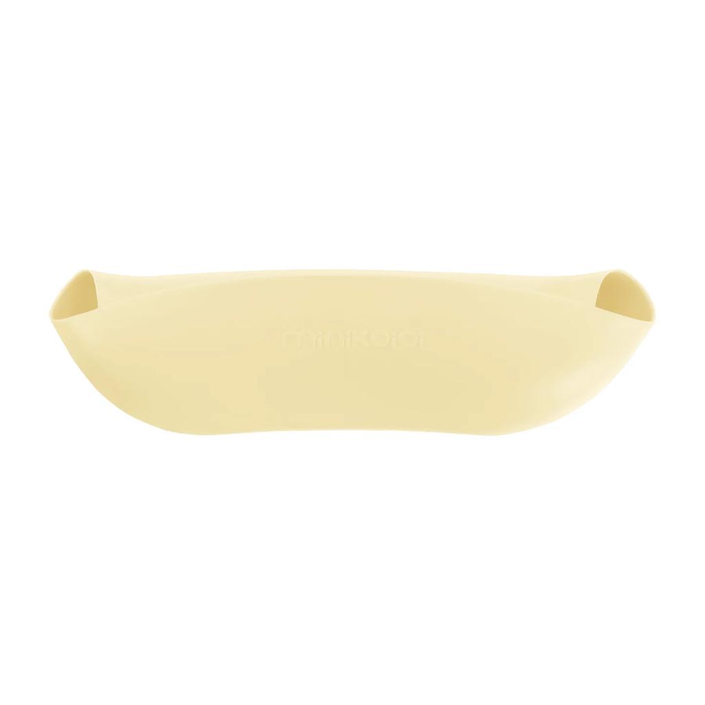 Silicone Baby Feeding Set 3 Pieces 6m+ Yellow MinikOiOi