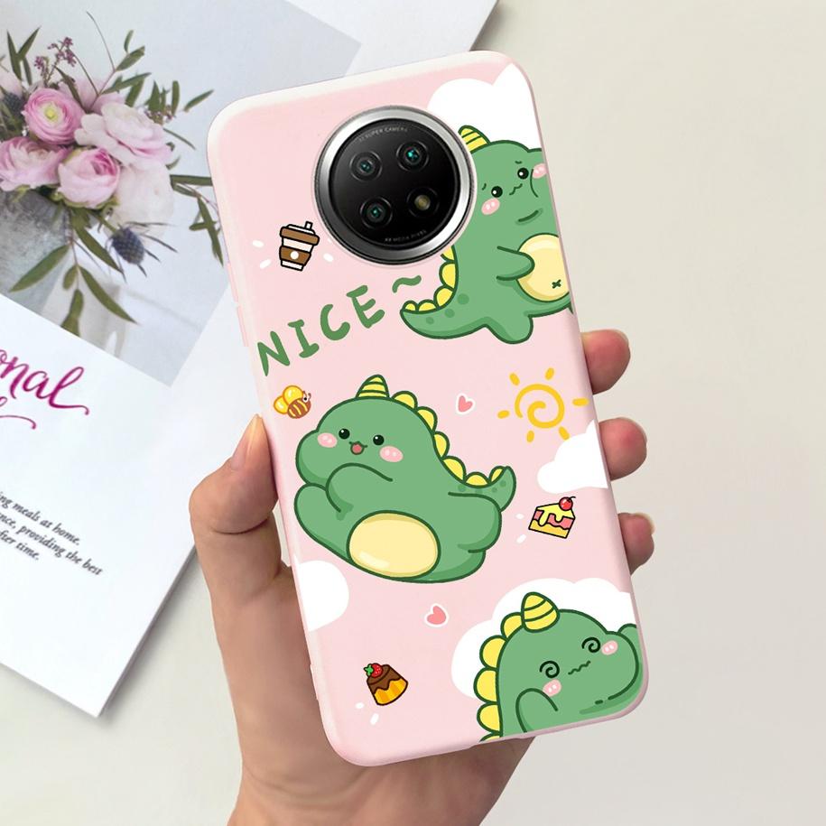 For Xiaomi Redmi Note 9T Note 9 5G Case Fashion Flower Shockproof Silicone Soft Matte Phone Cover For Xiomi Redmi Note 9T Fundas
