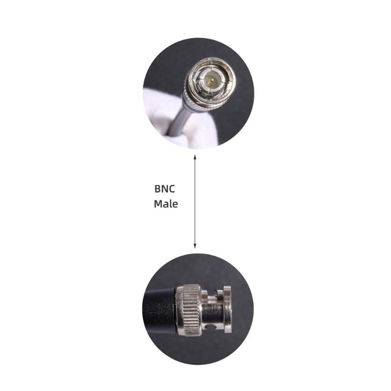 BNC Cable Jumper Low Loss BNC Male To BNC Male Extension Coax Cable for Antennas Analyzers Security CCTV Camera Systems