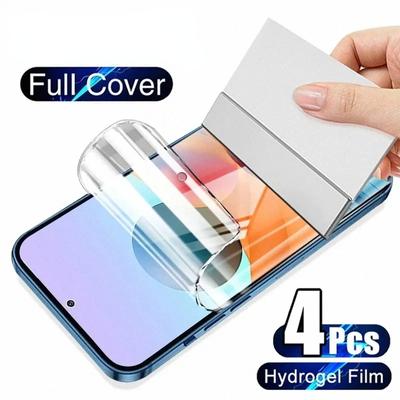 4 ks Hydrogélová fólia pre Xiaomi Poco X3 Pro F3 M3 M4 11T 12T Pro Ochranná fólia na displej pre Redmi Note 11 10 9 8 Pro 9s 10s 8T 9T 9A 9C