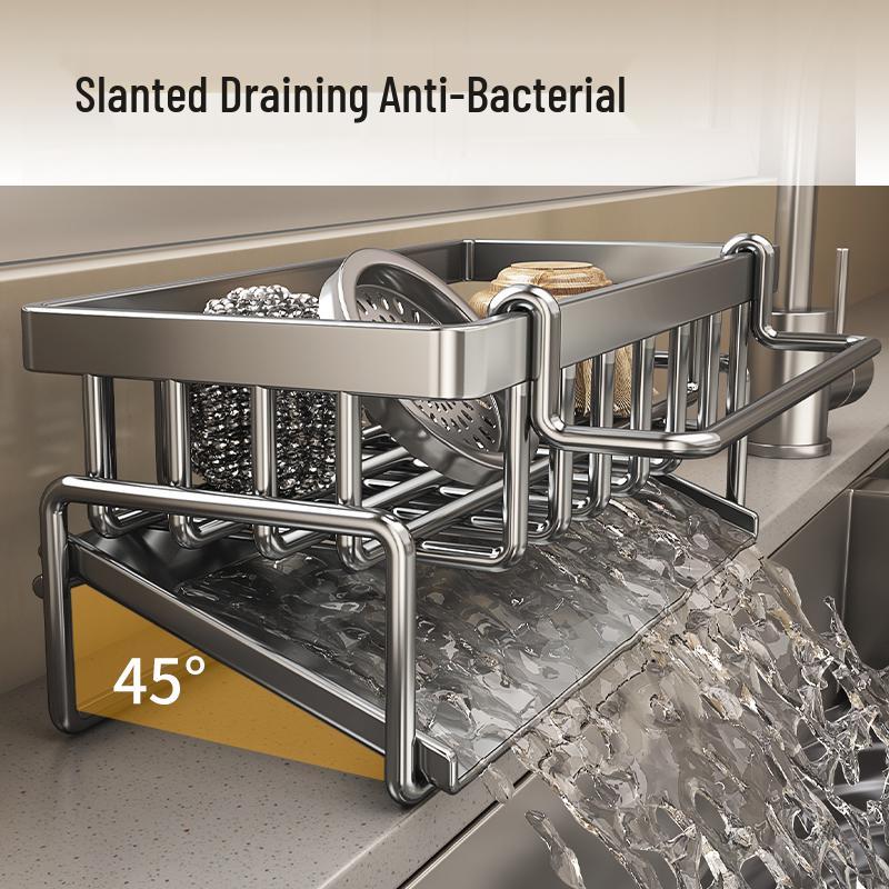 Sink Storage Rack for Dishcloths and Vegetables