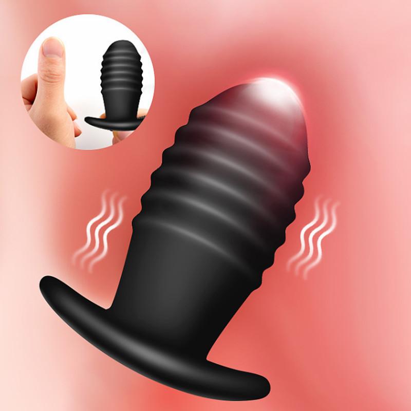 Mini Vibrierender Analplug Paar Butt Plugs Masturbator Hinterteilvergrößerung Analdilatatoren Spielzeug für Erwachsene Für Männer/Frauen Sex