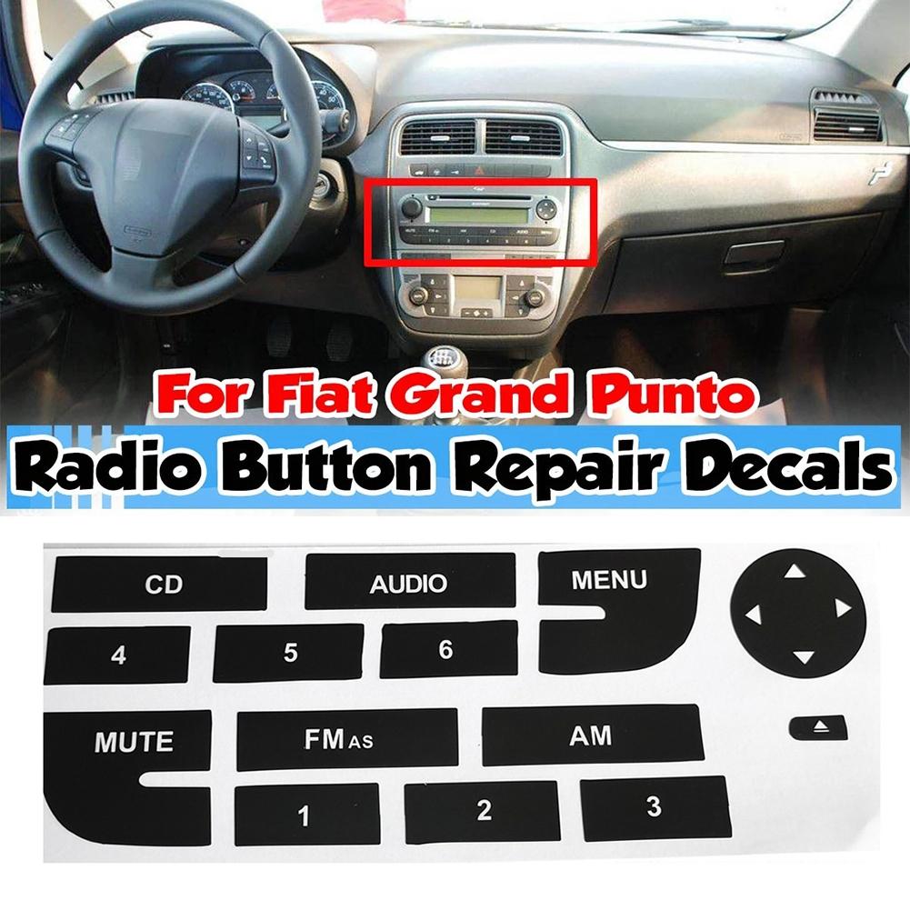 Radio Button Repair Decals Auto Parts CD Keys Decoration