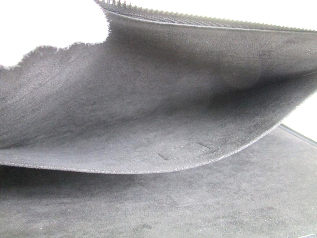 Authentic LOUIS VUITTON Epi Black Leather Clutch Bag Document Case Pochette Jour GM #9545 Refurbished