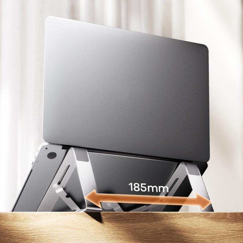 Metal Foldable Laptop Stand Portable Notebook Bracket Support Tablet Stand Heat Dissipation Heightening Rack Laptop Holder